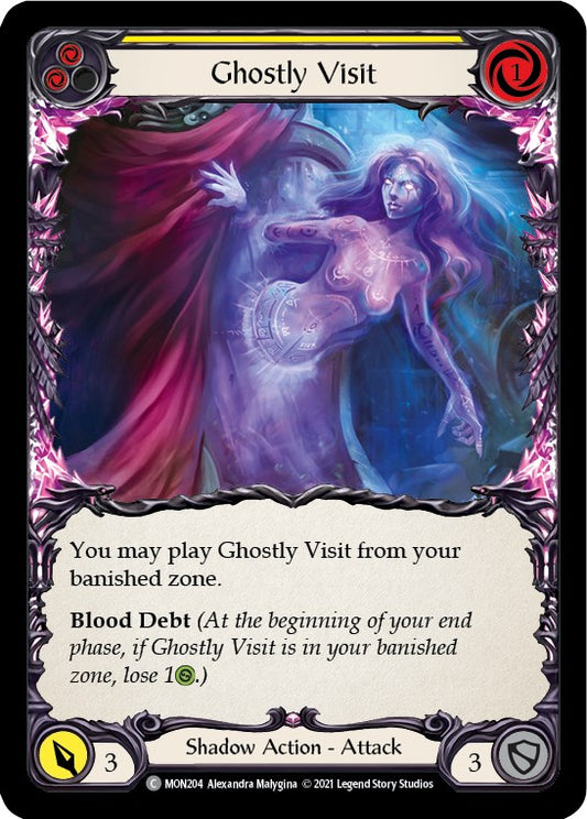 Flesh and Blood TCG: Ghostly Visit (Yellow) image