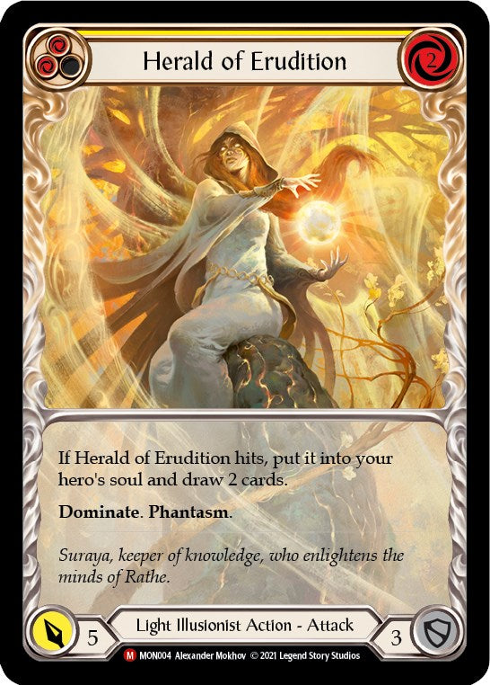Flesh and Blood TCG: Herald of Erudition (Extended Art) image