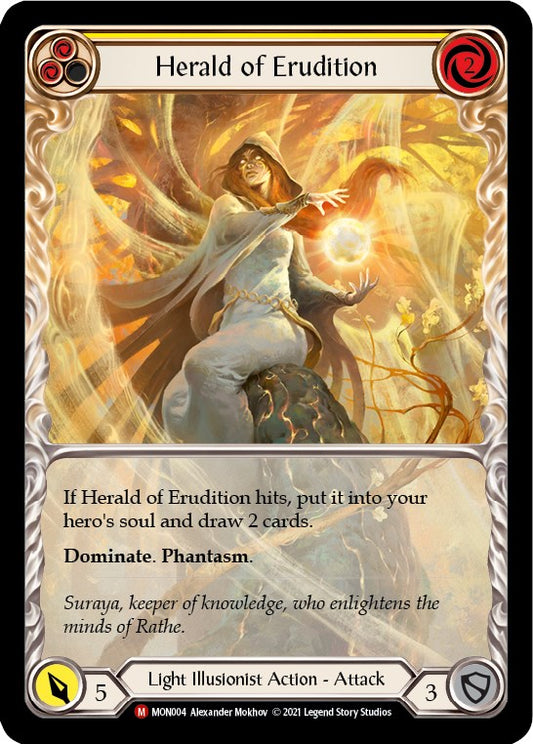 Flesh and Blood TCG: Herald of Erudition (Extended Art) image