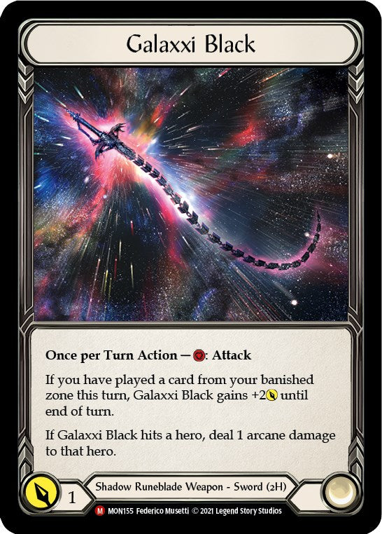 Flesh and Blood TCG: Galaxxi Black (Alternate Art) image