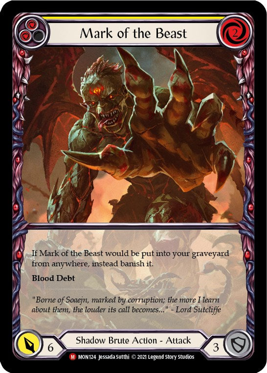Flesh and Blood TCG: Mark of the Beast (Extended Art) image