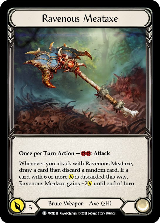Flesh and Blood TCG: Ravenous Meataxe // Soul Shackle image