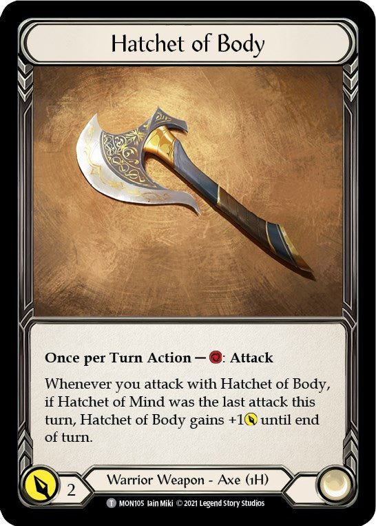 Flesh and Blood TCG: Hatchet of Body // Spectral Shield image