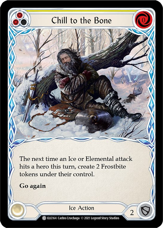 Flesh and Blood TCG: Chill to the Bone (Yellow) image