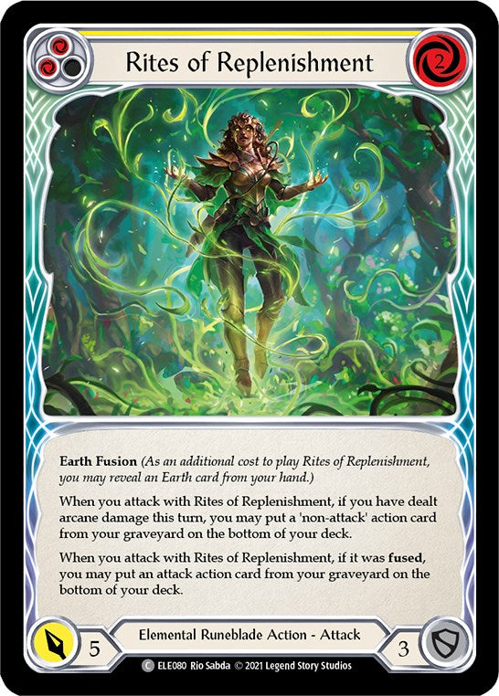 Flesh and Blood TCG: Rites of Replenishment (Yellow) image