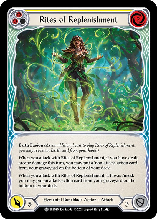 Flesh and Blood TCG: Rites of Replenishment (Yellow) image