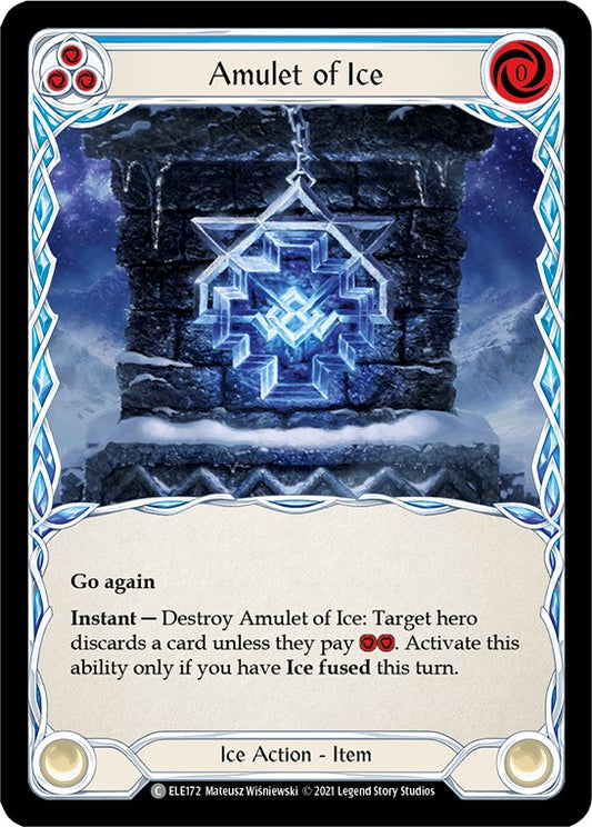 Flesh and Blood TCG: Amulet of Ice image