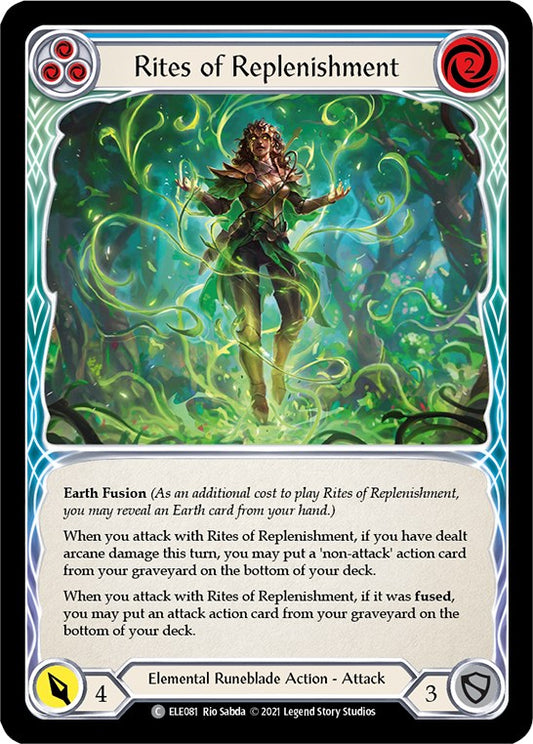 Flesh and Blood TCG: Rites of Replenishment (Blue) image