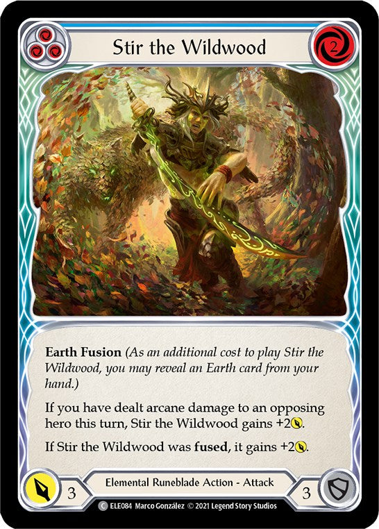Flesh and Blood TCG: Stir the Wildwood (Blue) image