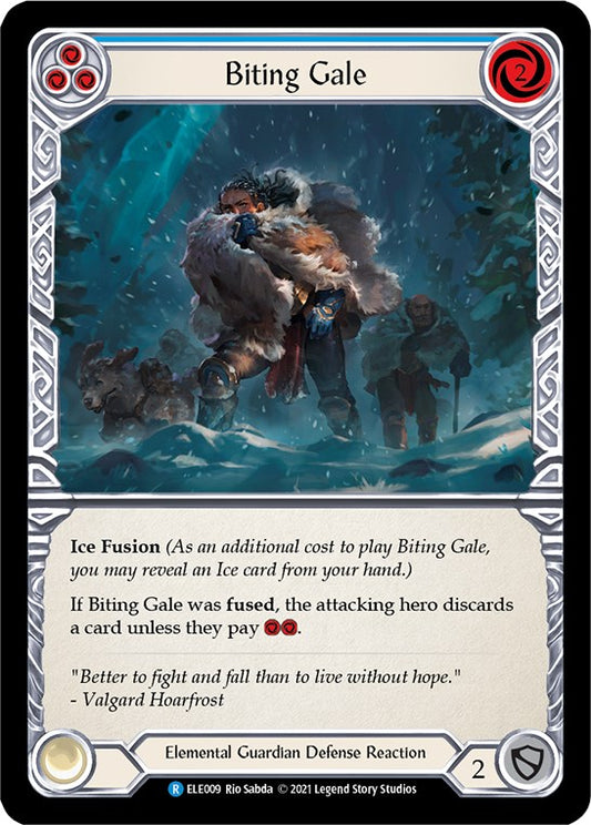 Flesh and Blood TCG: Biting Gale (Blue) image