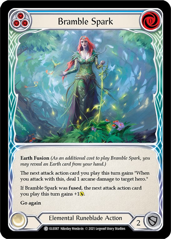 Flesh and Blood TCG: Bramble Spark (Blue) image