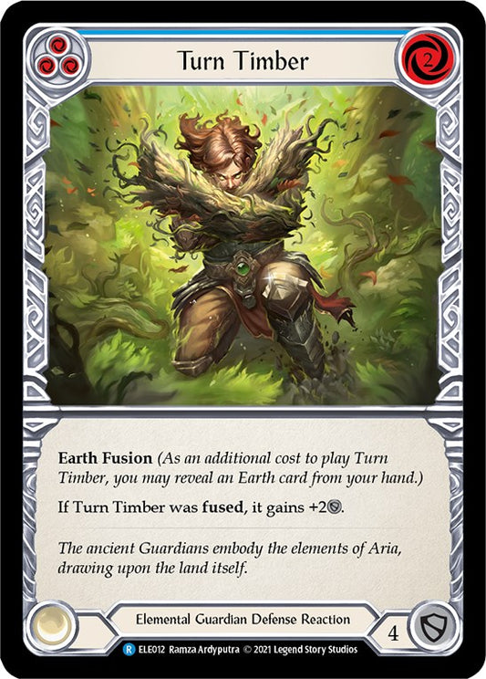 Flesh and Blood TCG: Turn Timber (Blue) image