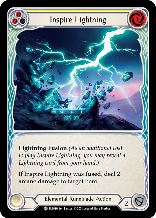 Flesh and Blood TCG: Inspire Lightning (Yellow) image