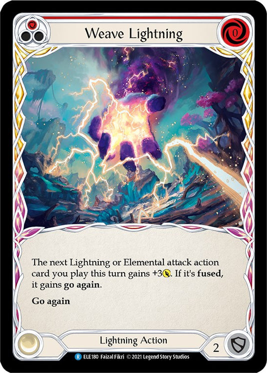 Flesh and Blood TCG: Weave Lightning (Red) image