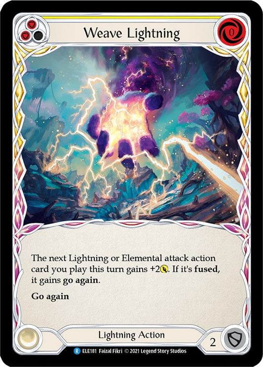 Flesh and Blood TCG: Weave Lightning (Yellow) image