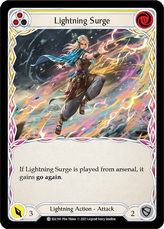 Flesh and Blood TCG: Lightning Surge (Yellow) image
