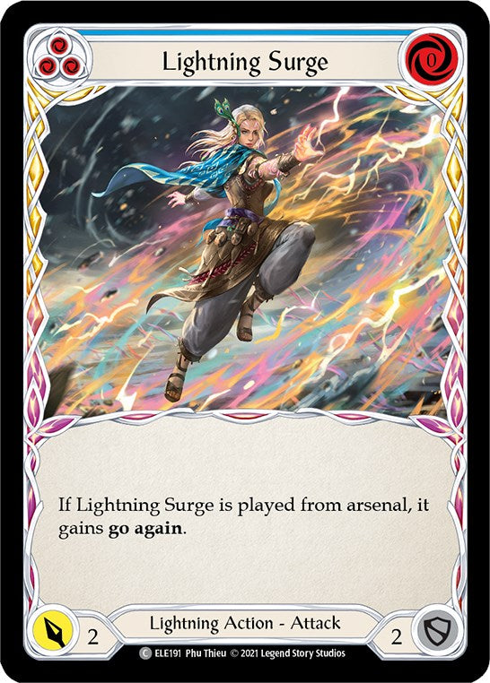 Flesh and Blood TCG: Lightning Surge (Blue) image