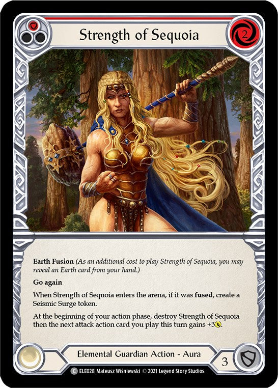 Flesh and Blood TCG: Strength of Sequoia (Red) image