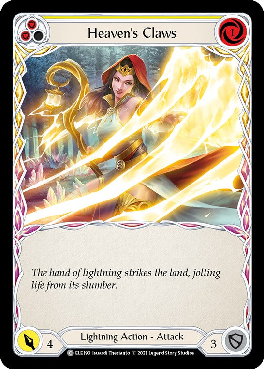 Flesh and Blood TCG: Heaven's Claws (Yellow) image