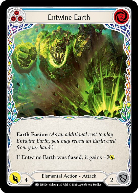 Flesh and Blood TCG: Entwine Earth (Blue) image