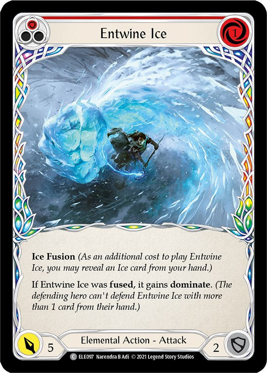 Flesh and Blood TCG: Entwine Ice (Red) image