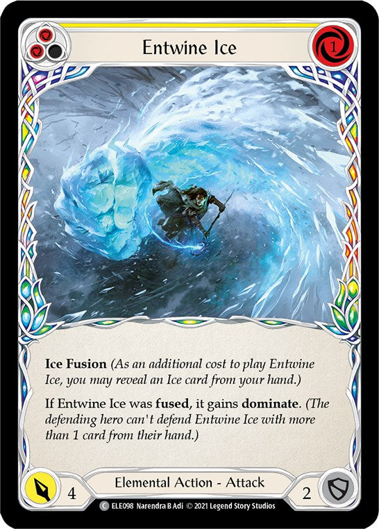 Flesh and Blood TCG: Entwine Ice (Yellow) image