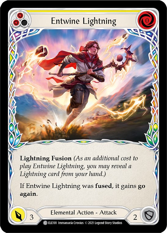 Flesh and Blood TCG: Entwine Lightning (Yellow) image