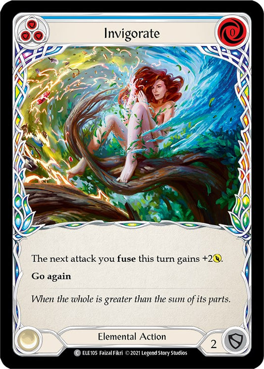 Flesh and Blood TCG: Invigorate (Blue) image