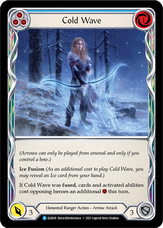 Flesh and Blood TCG: Cold Wave (Blue) image