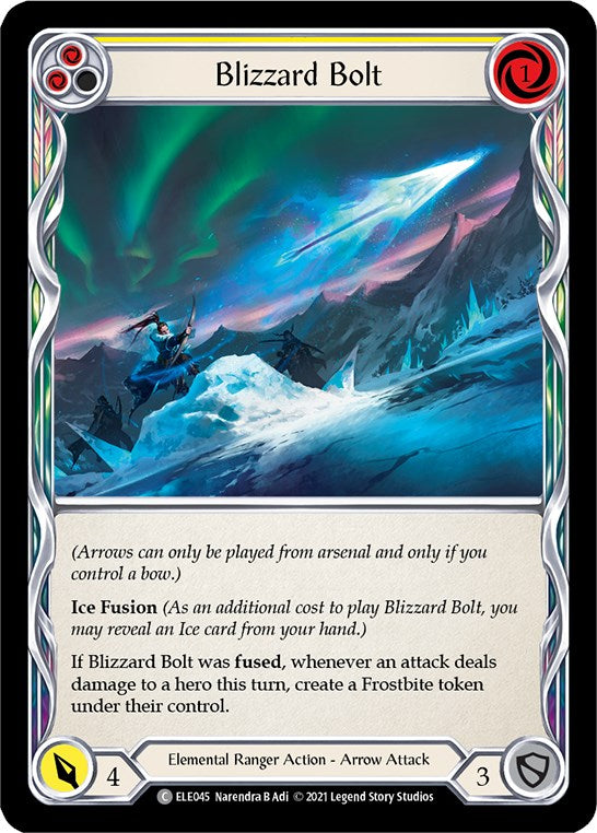 Flesh and Blood TCG: Blizzard Bolt (Yellow) image