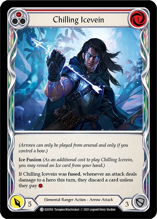Flesh and Blood TCG: Chilling Icevein (Red) image