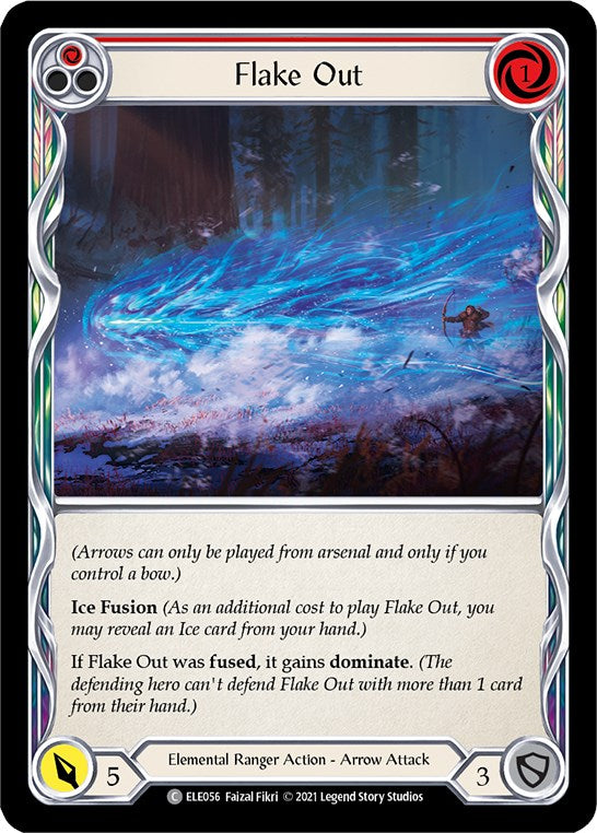 Flesh and Blood TCG: Flake Out (Red) image