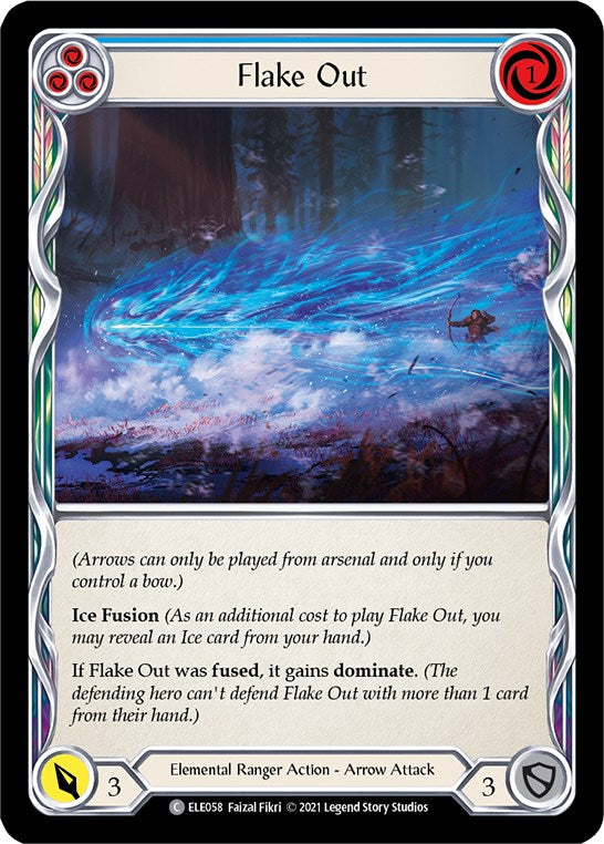 Flesh and Blood TCG: Flake Out (Blue) image