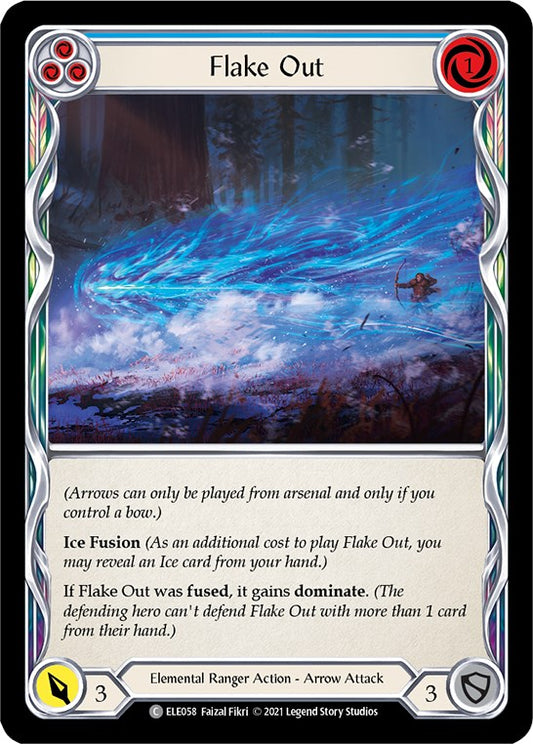 Flesh and Blood TCG: Flake Out (Blue) image