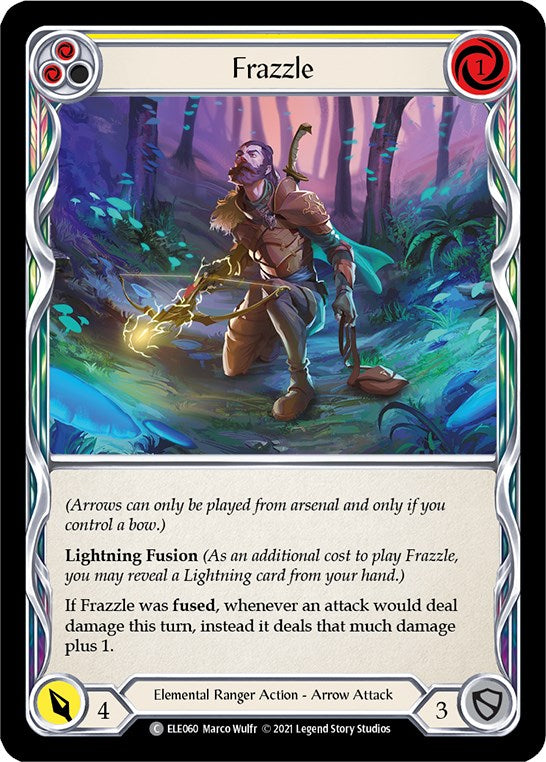 Flesh and Blood TCG: Frazzle (Yellow) image