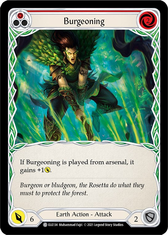 Flesh and Blood TCG: Burgeoning (Red) image