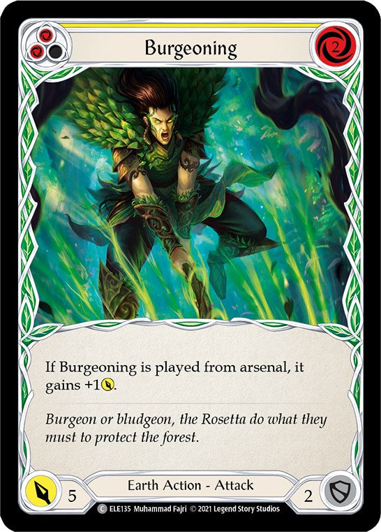 Flesh and Blood TCG: Burgeoning (Yellow) image
