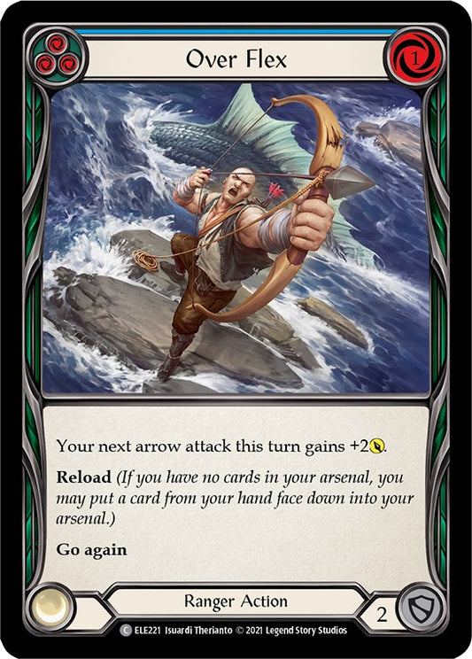 Flesh and Blood TCG: Over Flex (Blue) image