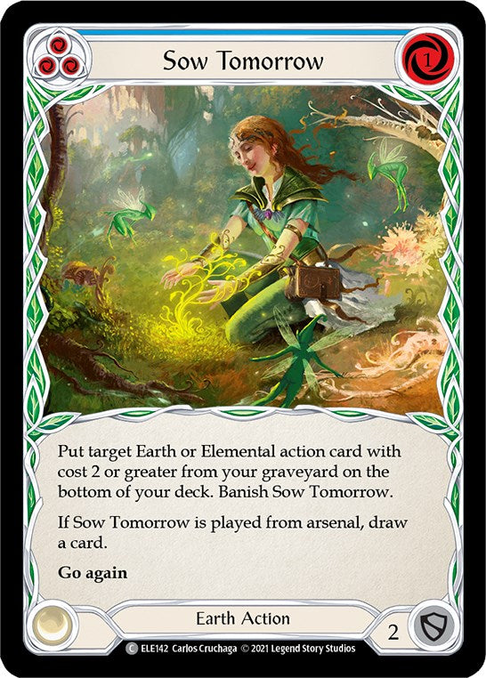 Flesh and Blood TCG: Sow Tomorrow (Blue) image