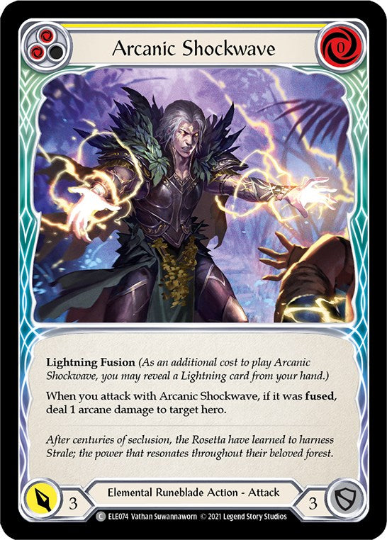 Flesh and Blood TCG: Arcanic Shockwave (Yellow) image