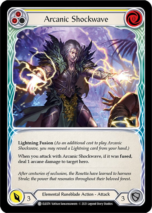 Flesh and Blood TCG: Arcanic Shockwave (Yellow) image