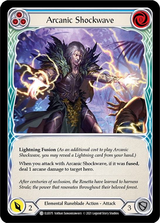 Flesh and Blood TCG: Arcanic Shockwave (Blue) image