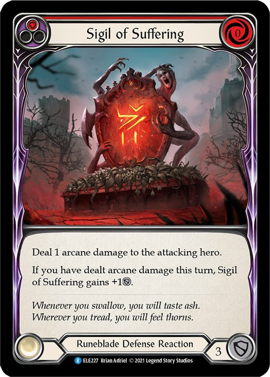 Flesh and Blood TCG: Sigil of Suffering (Red) image