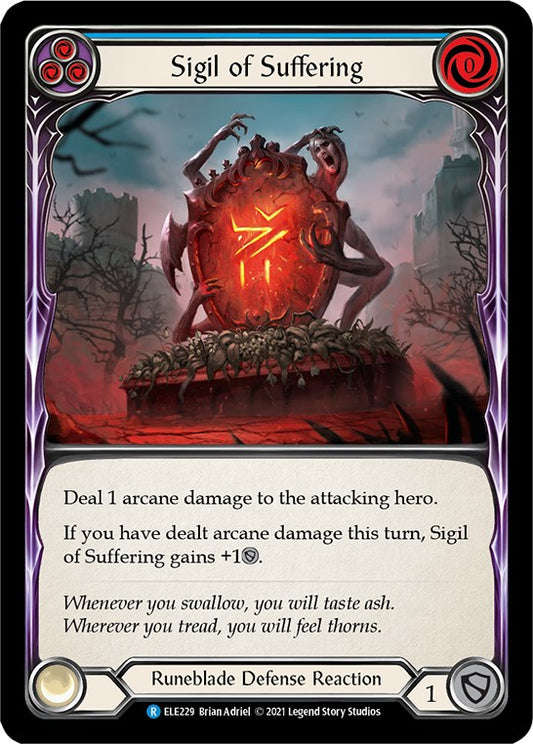 Flesh and Blood TCG: Sigil of Suffering (Blue) image