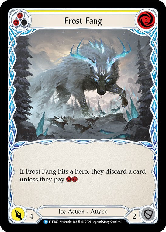 Flesh and Blood TCG: Frost Fang (Yellow) image