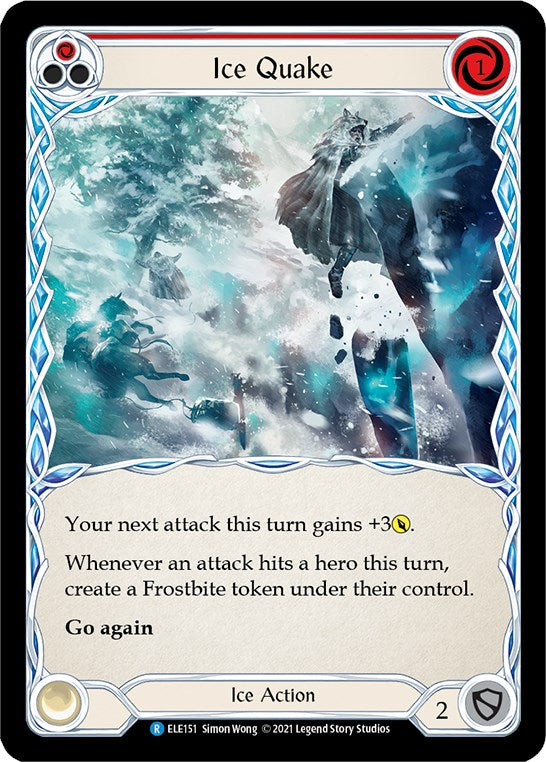 Flesh and Blood TCG: Ice Quake (Red) image