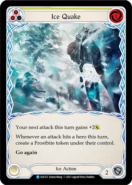Flesh and Blood TCG: Ice Quake (Yellow) image