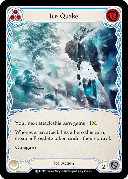 Flesh and Blood TCG: Ice Quake (Blue) image