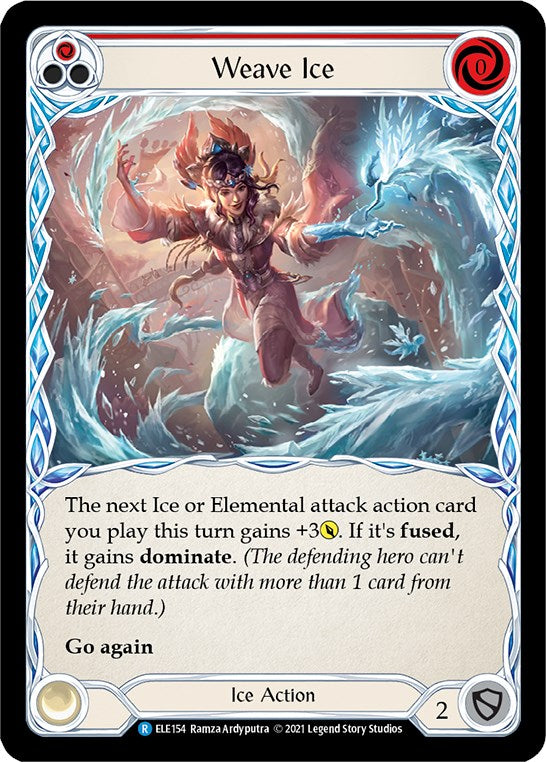 Flesh and Blood TCG: Weave Ice (Red) image