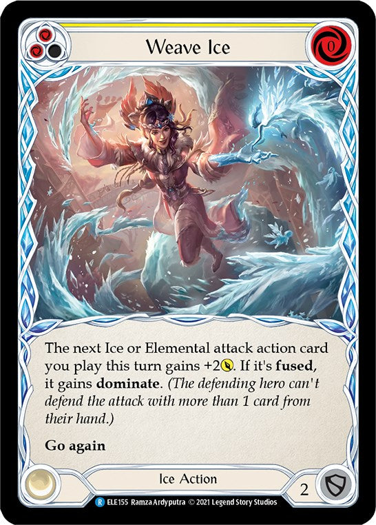 Flesh and Blood TCG: Weave Ice (Yellow) image
